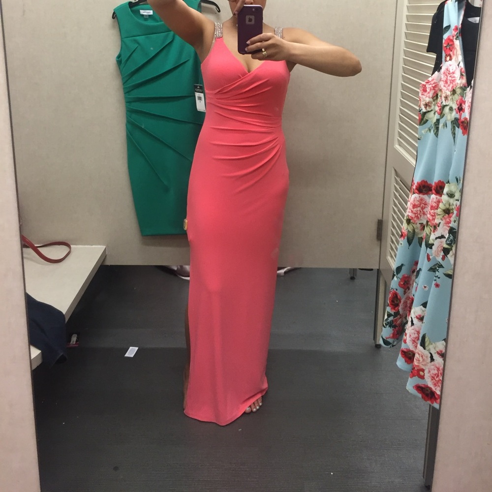 Coral cocktail/ formal dress